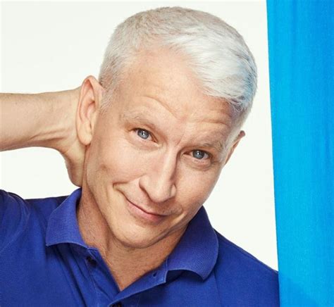 anderson cooper with black hair|anderson cooper haircut style.